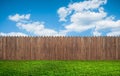 Wooden garden fence Royalty Free Stock Photo