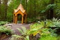 Wooden Garden Gazebo Royalty Free Stock Photo