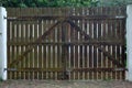 Wooden Gate Royalty Free Stock Photo