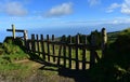 Wooden Gate at the Edge of a Field in the Azores