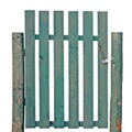 Wooden Gate Green Isolated Garden Fence Entrance