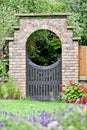 Gate to the botanical garden, Dublin, Ireland Royalty Free Stock Photo