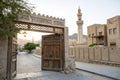 Wooden Gate to the Old Souk in Nizwa, Oman Royalty Free Stock Photo