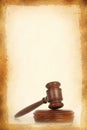 Wooden gavel Royalty Free Stock Photo