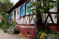 Wooden German house in Potzbach, Germany Royalty Free Stock Photo