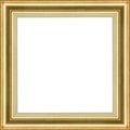Wooden golden classic frame Royalty Free Stock Photo