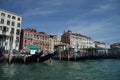 Wooden Gondola Pier Takes From A Gondola On The Sea In Venice. Travel, holidays, architecture. March 29, 2015. Venice, Veneto