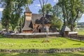 Wooden gothic church in Debno, Poland