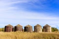 Wooden Grain Storage Bins