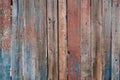 Wooden grey background. Brown, grey, red, blue wood texture. Royalty Free Stock Photo