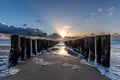 wooden groyne