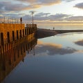 River Axe estuary Royalty Free Stock Photo