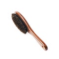 Wooden hair brush isolated Royalty Free Stock Photo