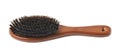 Wooden hair brush isolated Royalty Free Stock Photo