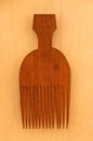 Wooden Hair Comb.