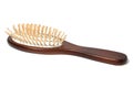 Wooden hairbrush