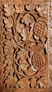 Wooden hand carved pattern