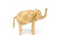 Wooden hand made elephant