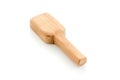 Wooden hand-massager. On a white background. Royalty Free Stock Photo