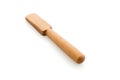 Wooden hand-massager. On a white background. Royalty Free Stock Photo