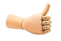 Wooden hand Royalty Free Stock Photo