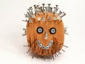 Wooden head Royalty Free Stock Photo
