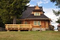 Wooden highland cottage