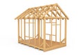 Wooden Home Construction Royalty Free Stock Photo