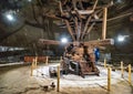 Wooden horse mill in the Salt Mine Salina Turda, Romania