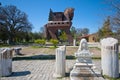 The wooden horse of Troy, Turkey Royalty Free Stock Photo