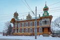 Wooden House of Artists in Rybinsk, Russia