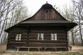 Wooden house cabin old black closeup simple life