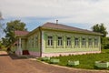 Wooden house (circa XIX c.) in Dmitrov kremlin, Russia