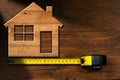 Wooden House - Construction Industry Concept Royalty Free Stock Photo