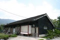Wooden house of the Hualien Tourism Sugar Factory Royalty Free Stock Photo