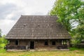 Wooden house from the Maramures Village Museum, Romania