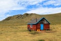 A wooden house in Mongolia