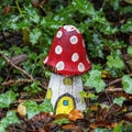 Wooden house mushroom Royalty Free Stock Photo