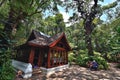 Wooden House in Royal Palace, Chiangmai Royalty Free Stock Photo