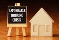 Affordable housing Crisis concept. Royalty Free Stock Photo