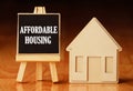 Affordable housing Crisis concept. Royalty Free Stock Photo