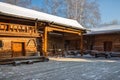 Wooden house in Taltsy Architectural-Ethnographic Museum