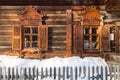 Wooden house in Taltsy Architectural-Ethnographic Museum