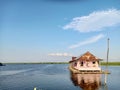 Wooden House in Tempe Lake