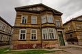 Traditional wooden house in Liepaja, LAtvia