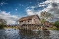 Wooden houses on piles, Inle Lake, Myanmar