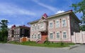 Wooden houses in Tomsk