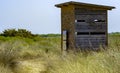 Wooden Hut at `Dune Costiere ` Park, Royalty Free Stock Photo