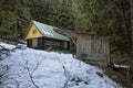 Wooden hut, Ilanovska valley, Low Tatras mountains, Slovakia