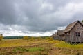 Wooden hut